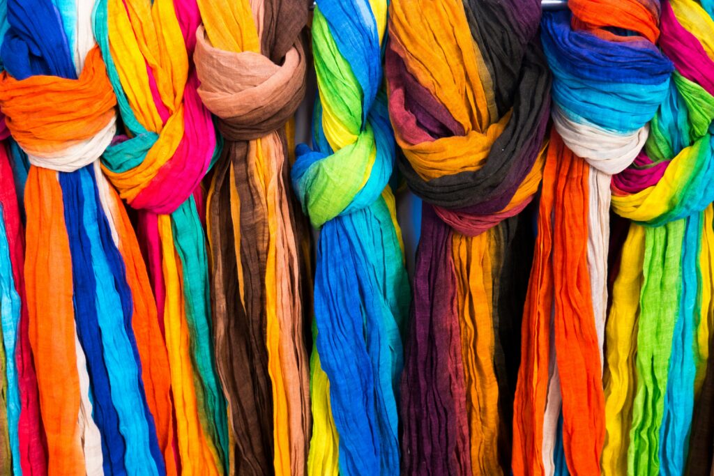 The environmental impact of coloring clothes